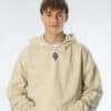 Hoody Trippy round - sand